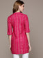 Women's Rayon Pink Printed Tunic