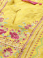Anubhutee Women's Yellow Printed Thread Work Kurta