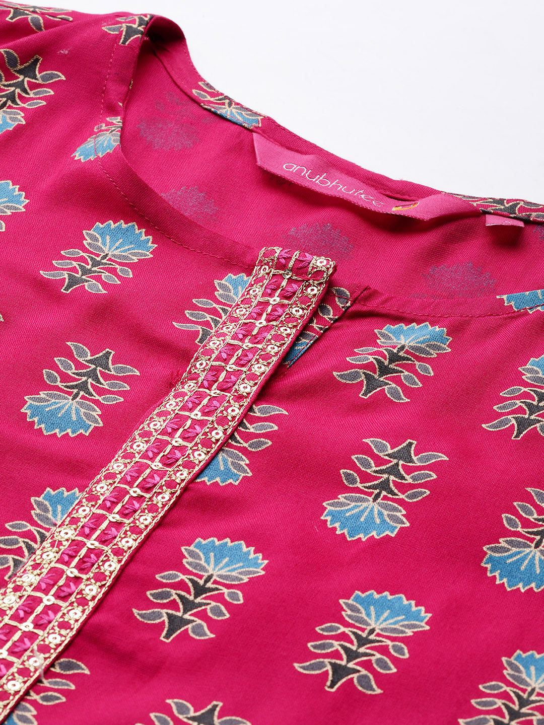 Anubhutee Women's Pink Printed Tunic